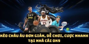 Kèo châu Âu là loại kèo dễ hiểu, tỷ lệ rõ ràng, phù hợp cả người mới và cược thủ lâu năm. OK9 cung cấp bảng cược 1X2 chi tiết, thưởng lớn, rút tiền siêu tốc