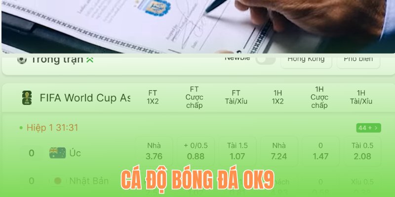 Cá độ bóng đá OK9